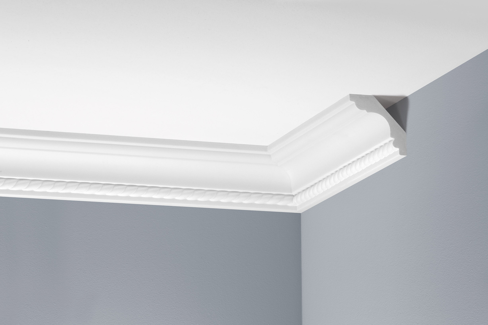 Listwa przysufitowa zdobiona Creativa LGZ-02, wym. 5.5 x 6.5 x 240 cm