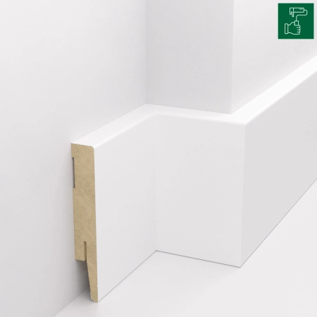 PRÓBKA 20 CM - Listwa przypodłogowa do malowania - MX-PRIMA 12cm