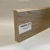 Listwa przypodłogowa dąb lity nielakierowana L70x15 (2200 - 2600 mm x 70 mm x 15 mm)