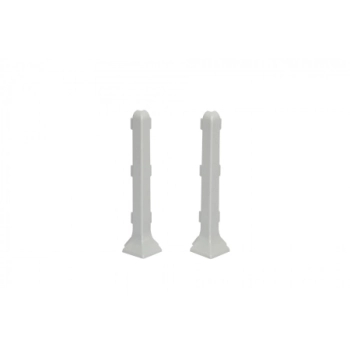 Narożnik zewnętrzny listwy podłogowej Creativa LP80 szary RAL7035 - 2 szt