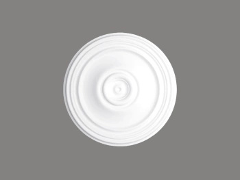 Rozeta sufitowa B3025 biała o wysokości 4 cm, z ProFoam