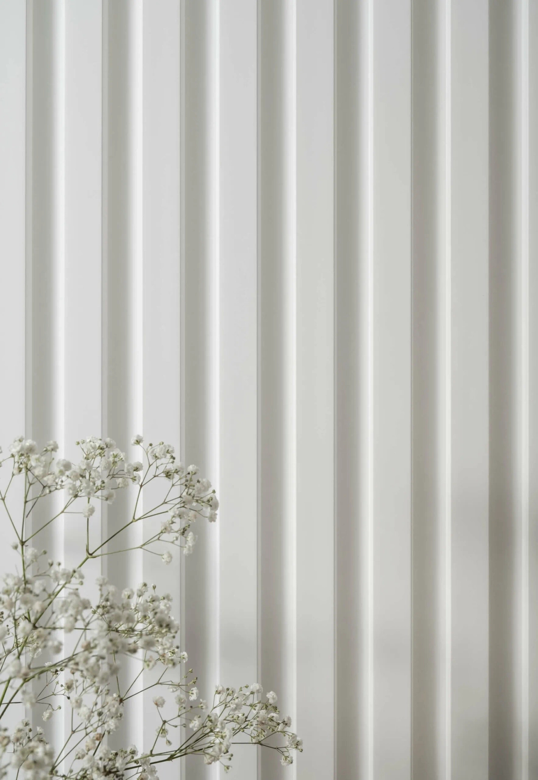 Lamela ścienna L0301T biała wym. 200 x 2 x 11.5 cm, z PolyForce