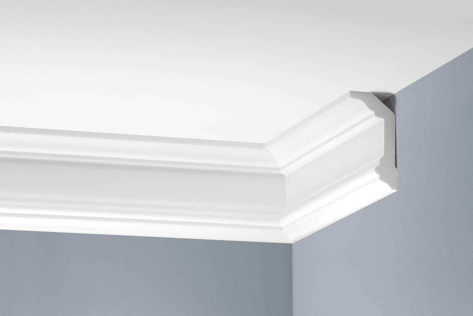 Listwa gzymsowa gładka Creativa LGG-13, wym. 10 x 5.5 x 240 cm