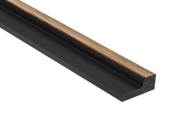 Prawe zakończenie lameli L0106RT dąb klasyczny wym. 200 x 1.2 x 12 cm, z PolyForce