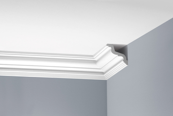 Listwa gzymsowa gładka Creativa LGG-32, wym. 10.2 x 7.6 x 240 cm