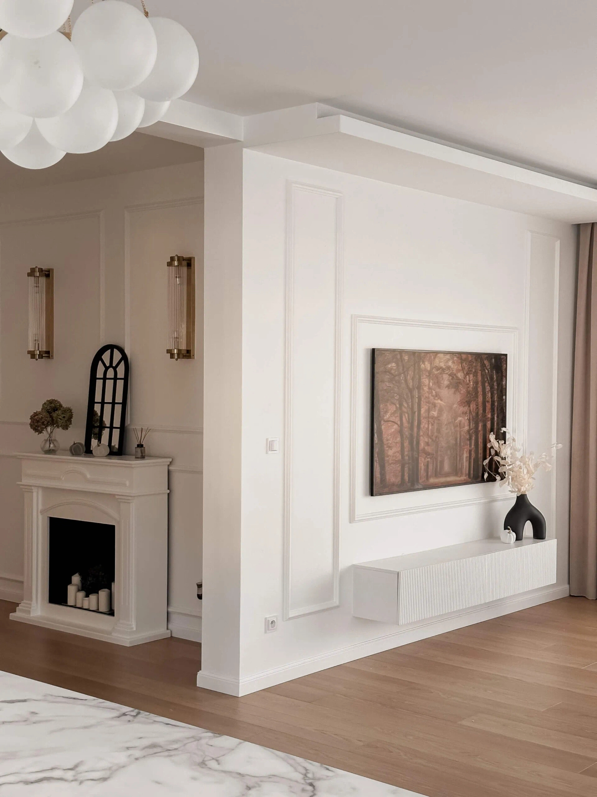 MD002 Listwa ścienna biała wym. 200 x 1.8 x 4 cm, z PolyForce