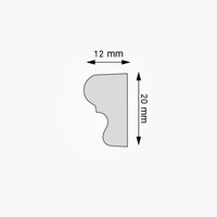 2 x 1.2 cm