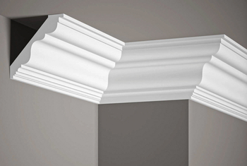 Listwa przysufitowa biała MDB108 wym. 200 x 10 x 10 cm, z ProFoam