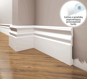 Listwa przypodłogowa, cokół Creativa LPC-09 244cm