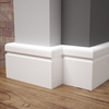 Listwa przypodłogowa MDF lakierowana biała FOGE LB2 - 8cm