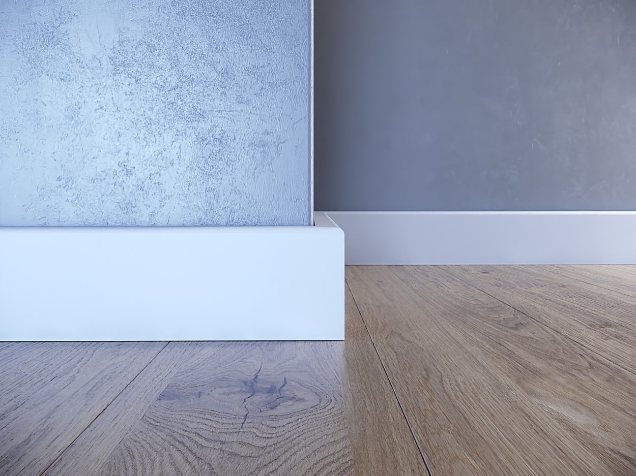 Listwa przypodłogowa drewniana lakierowana Lapis 60 (240 cm x 6 cm x 1,6 cm) iglaste