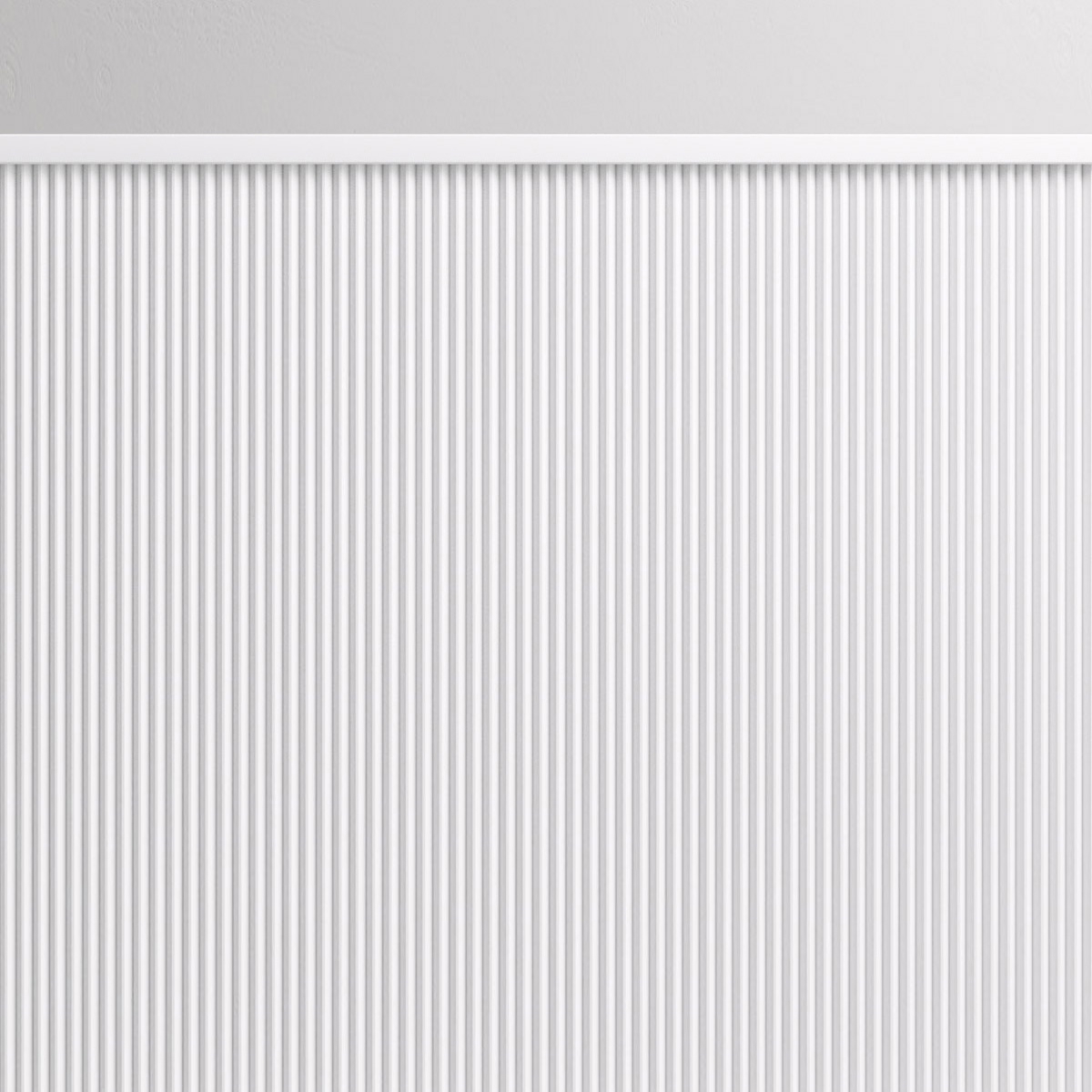 Boazeria ryflowana lakierowana zestaw - wym. 240 x 95 cm (model Zigzag)