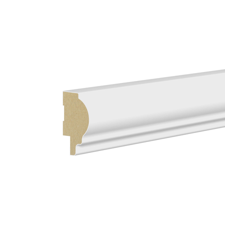 Listwa wieńcząca do boazerii ściennej MDF - LUMO - Biala Premium