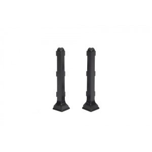 Narożnik zewnętrzny listwy podłogowej Creativa LP80 grafit RAL7021 - 2 szt