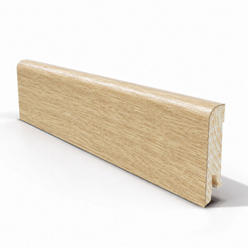 Listwa przypodłogowa drewniana 70x15 mm - dąb europejski lakierowany