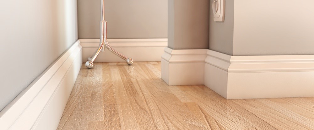 Listwa przypodłogowa MDF Plus Wzór F3 (262 cm x 10 cm x 1,8 cm) biała wilgocioodporna półmatowa