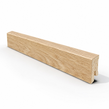 Listwa przypodłogowa drewniana 40x15 mm - dąb europejski lakierowany