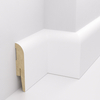 PRÓBKA 20 CM - Listwa przypodłogowa MDF OTTO, Biała Premium, 8cm