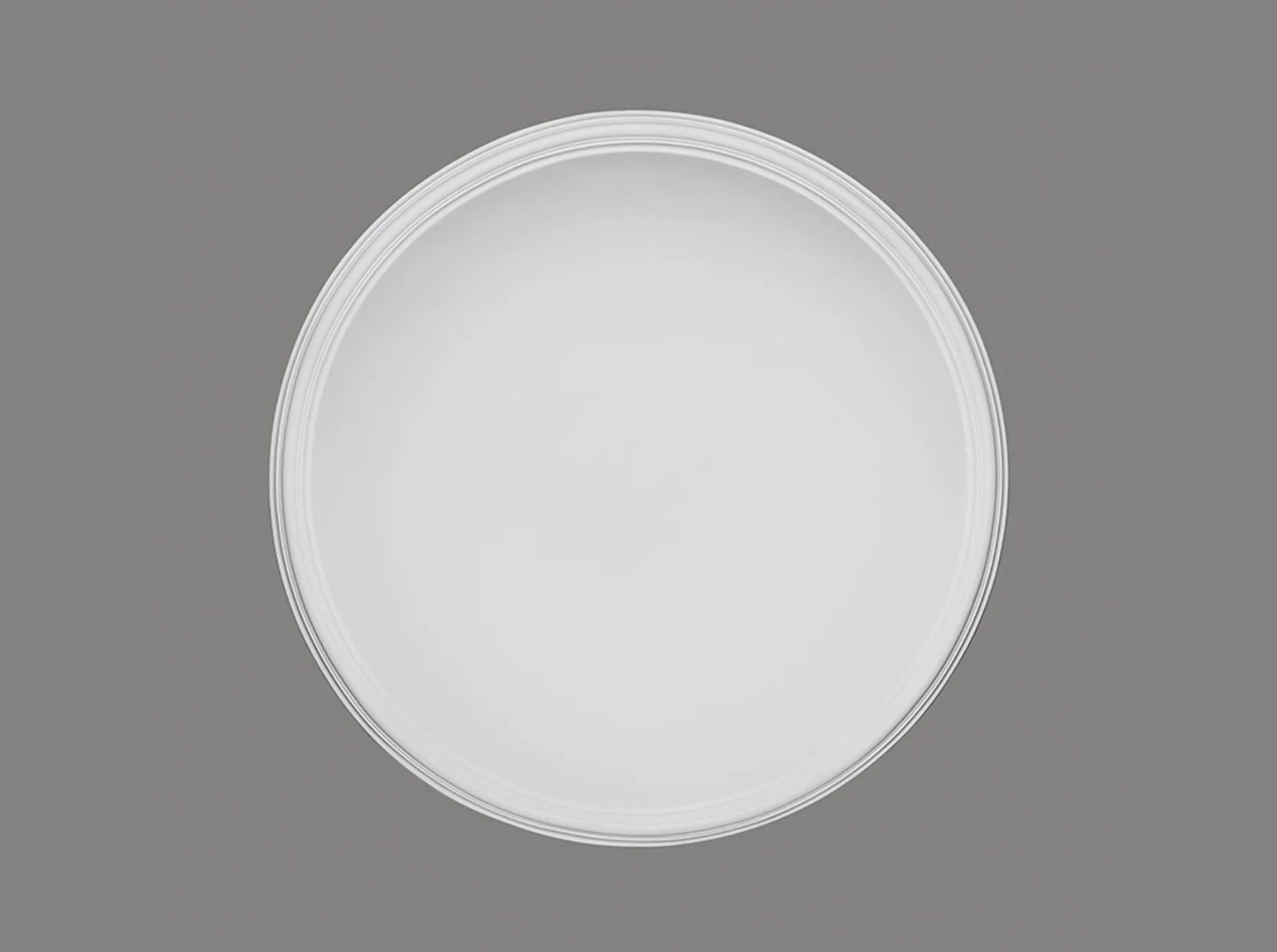 Rozeta sufitowa B2003 biała o wysokości 21.5 cm, z ProFoam