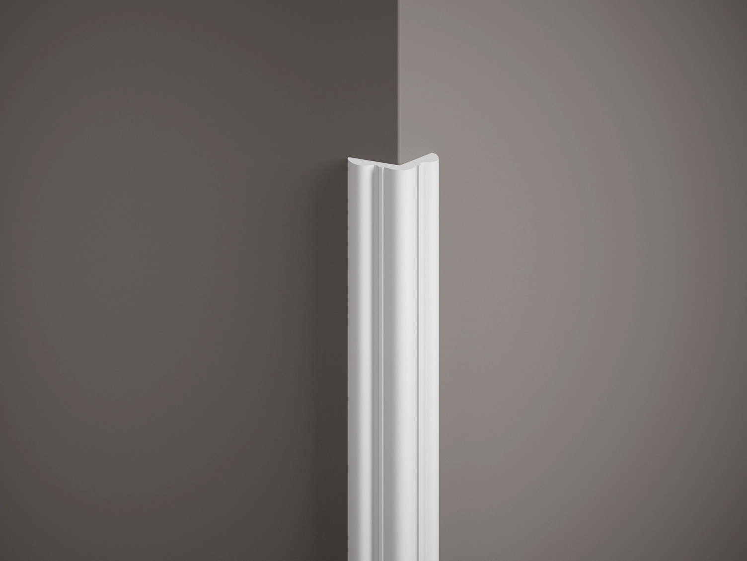 Listwa narożna MDB123 biała wym. 200 x 4 x 4 cm, z ProFoam