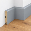 PRÓBKA 20 CM - Listwa przypodłogowa MDF lakierowana UV, szara RAL7042 - FOGE LB1 - 8cm