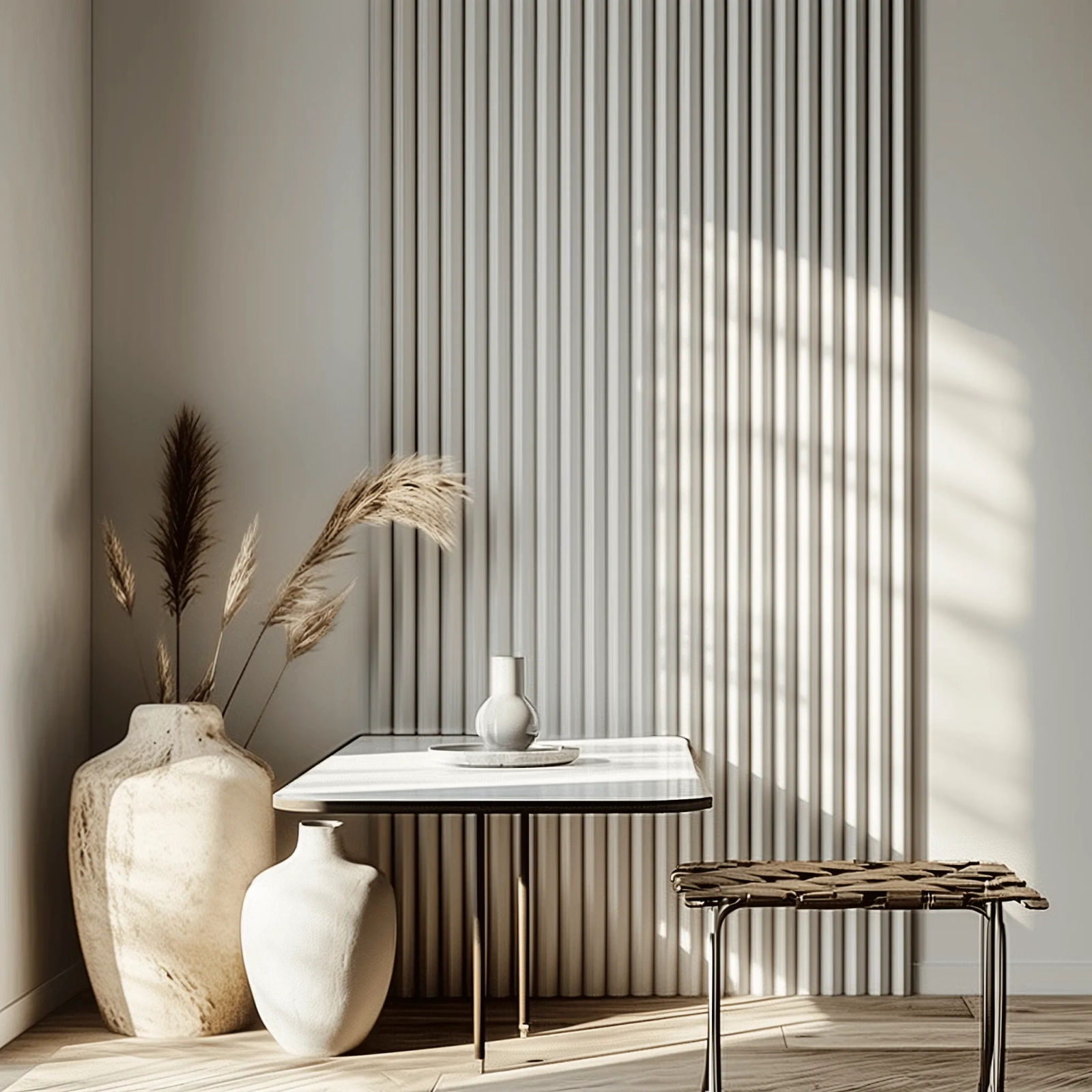 Panel lamelowy WP003 Vivid biały wym. 270 x 1.6 x 24.7 cm, z PolyForce