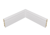 Narożnik wewnętrzny do listwy przypodłogowej lakierowany biały FOGE - LB2 8cm