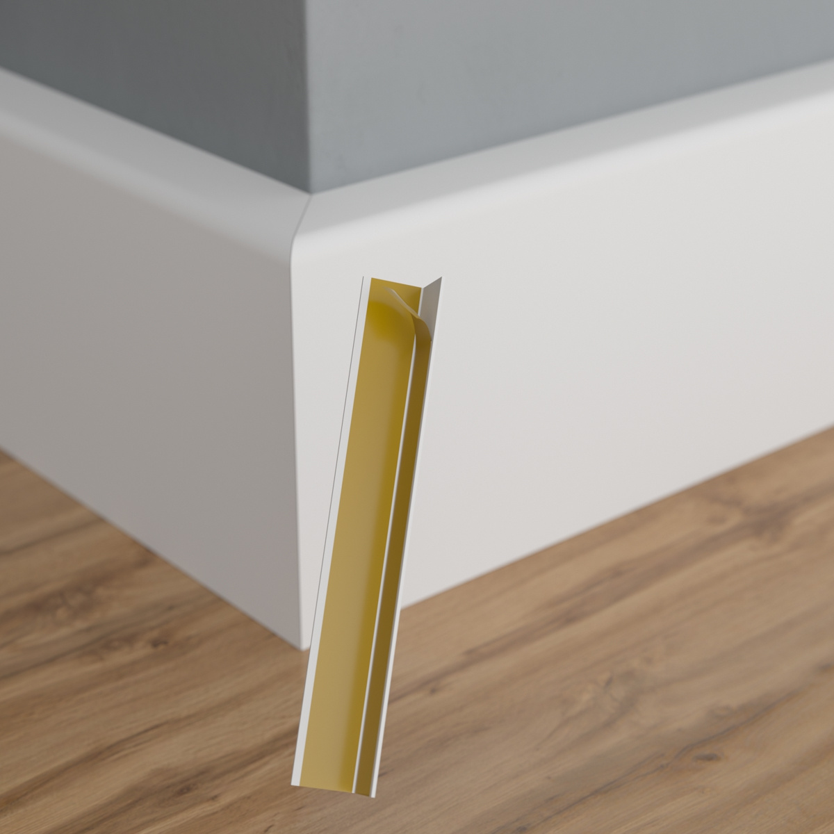 Narożnik ochronny samoprzylepny do listew - długość 100cm