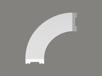 Narożnik do ramki ścienniej MD011-10 biały wym. 10 x 4 x 10 cm, z PolyForce