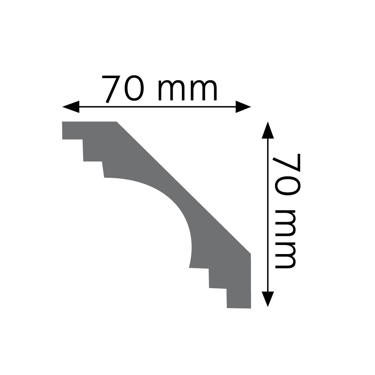Listwa gzymsowa gładka Creativa LGG-17