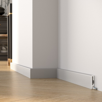 PRÓBKA 20 cm - Listwa przypodłogowa Premium Floor Durofit PF060G szara 6 cm