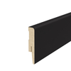 PRÓBKA 20 CM - Listwa przypodłogowa MDF TRIO R5, Czarny Mat, 8cm