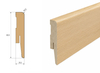 Listwa przypodłogowa MDF TRIO R5, Dąb Natur, 8cm