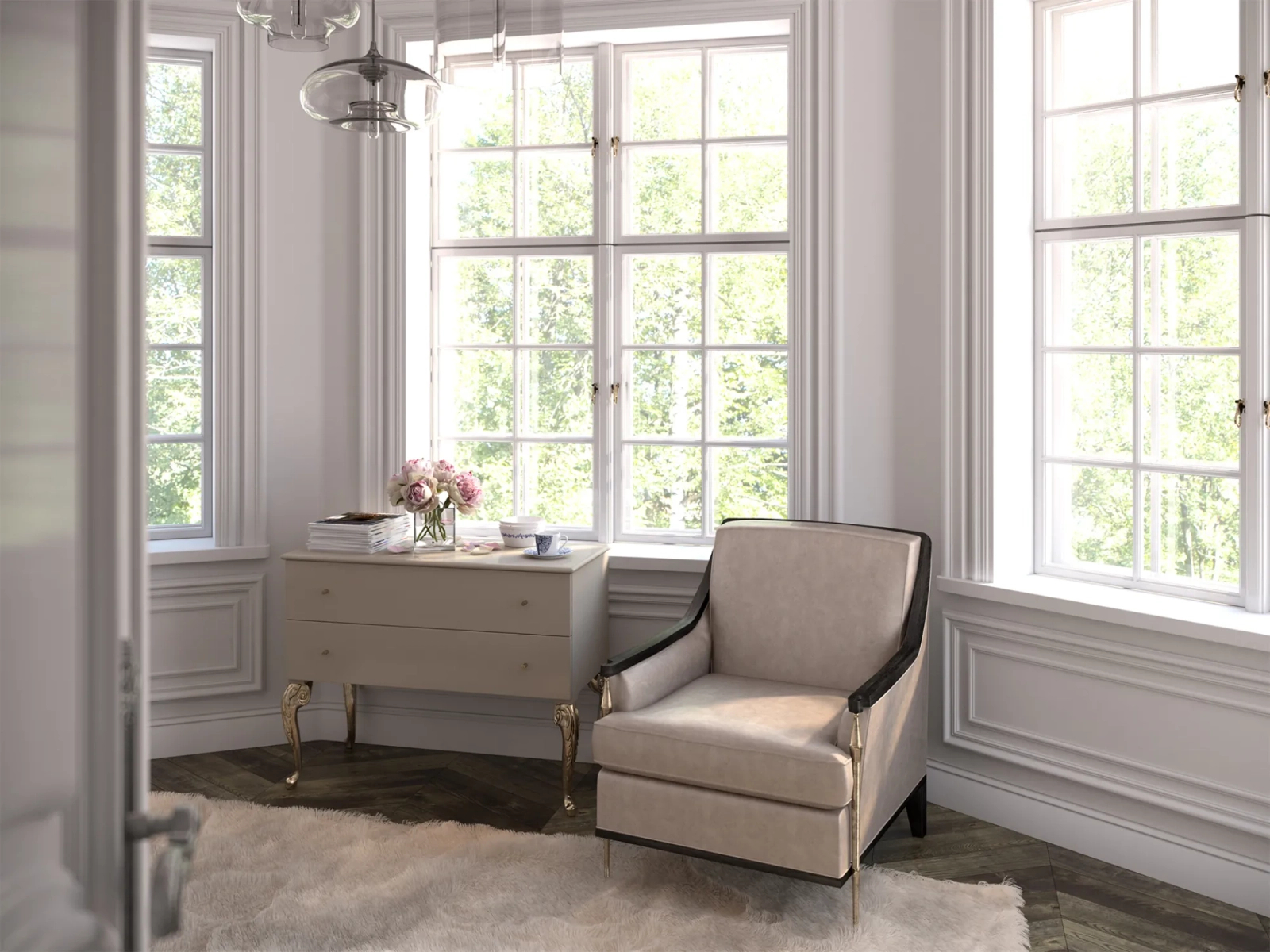 Listwa ścienna MD413 biała wym. 200 x 1.2 x 2.5 cm, z PolyForce