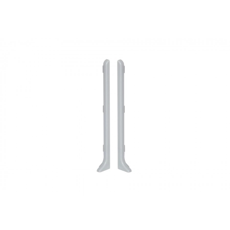 Zakończenia listwy podłogowej Creativa LP100 kolor szary RAL7035 Lewe+Prawe