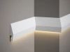 Listwa oświetleniowa ścienna MD016 biała wym. 200 x 2.3 x 10 cm, z PolyForce