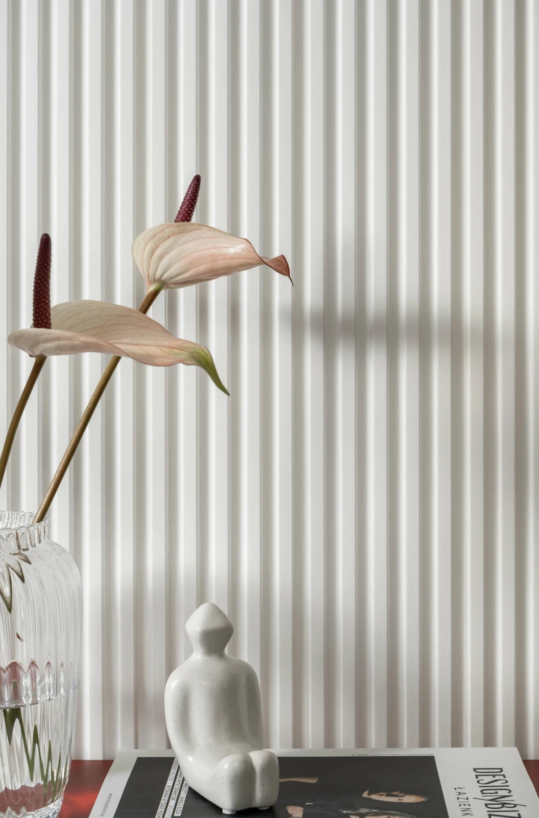 Lamela ścienna L0101 biała wym. 270 x 1.2 x 12 cm, z PolyForce