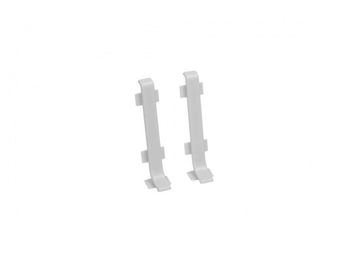 Łącznik listwy przypodłogowej Creativa LP80 kolor jasnoszary RAL7035 -2 szt