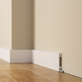 Listwa przypodłogowa Premium Floor Durofit PF100 biała RAL9003 10 cm