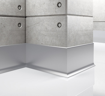 Listwa przypodłogowa aluminiowa, cokół Creativa LP100 250cm