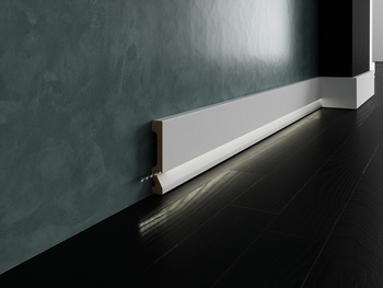 Listwa oświetleniowa przypodłogowa, do podświetleń, cokół Creativa LPC-29LE 244cm