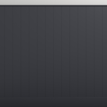 Boazeria ścienna MDF do malowania - długość 200 cm / wysokość 114.5 cm (zestaw Plano XL / Elegant / Duo) + Farba Czarnoszary RAL7021