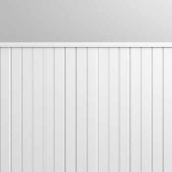 Nowoczesna boazeria ścienna MDF lakierowana – styl angielski - zestaw listew - długość 225 cm / wysokość 83 cm (model Nova-1 Slim)